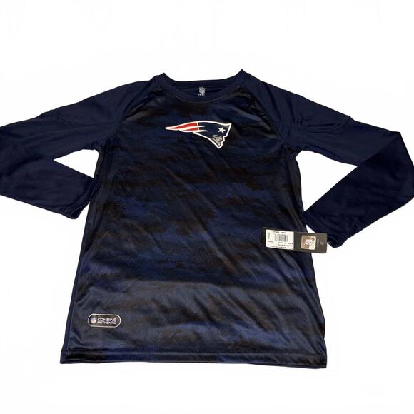 NFL Other - NWT New England Patriots NFL Combine Youth Medium Authentic Long Sleeve Shirt